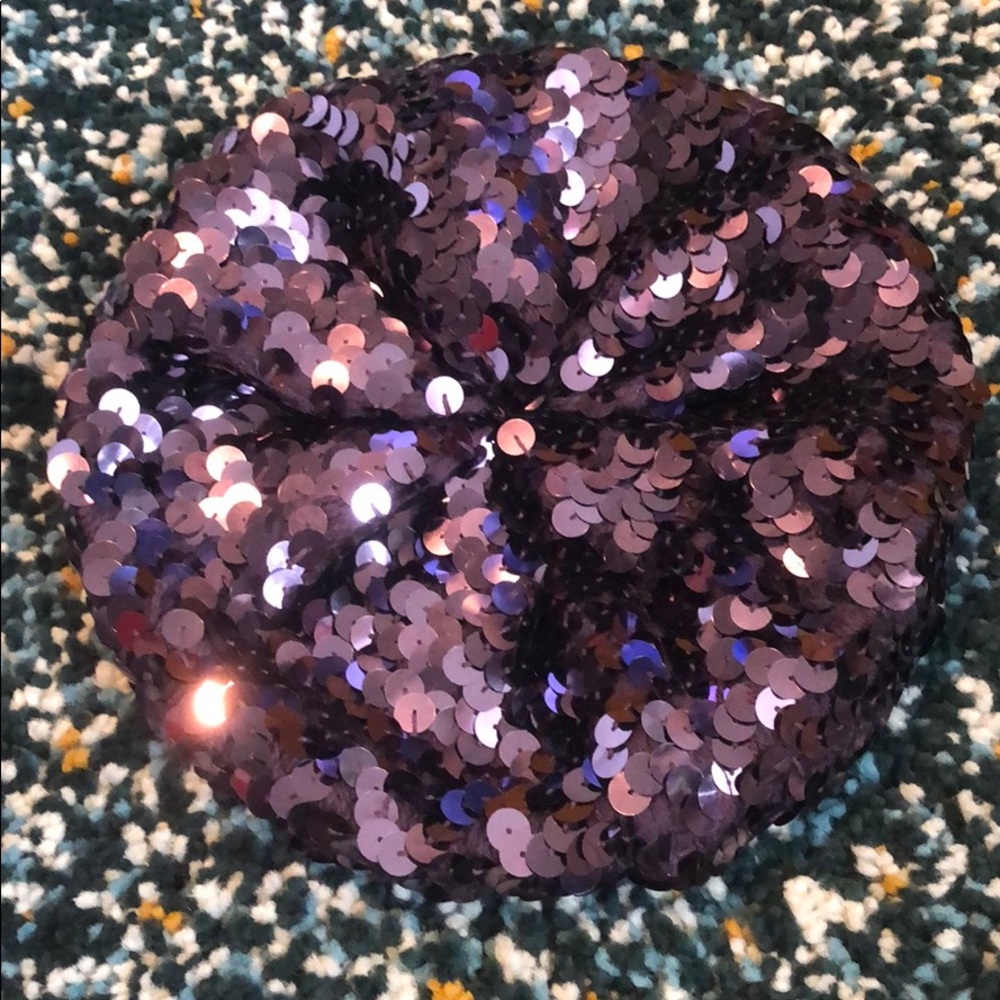 ‼️$5 CLEARANCE ‼️ Claire’s Cute purple sequin Painter hat